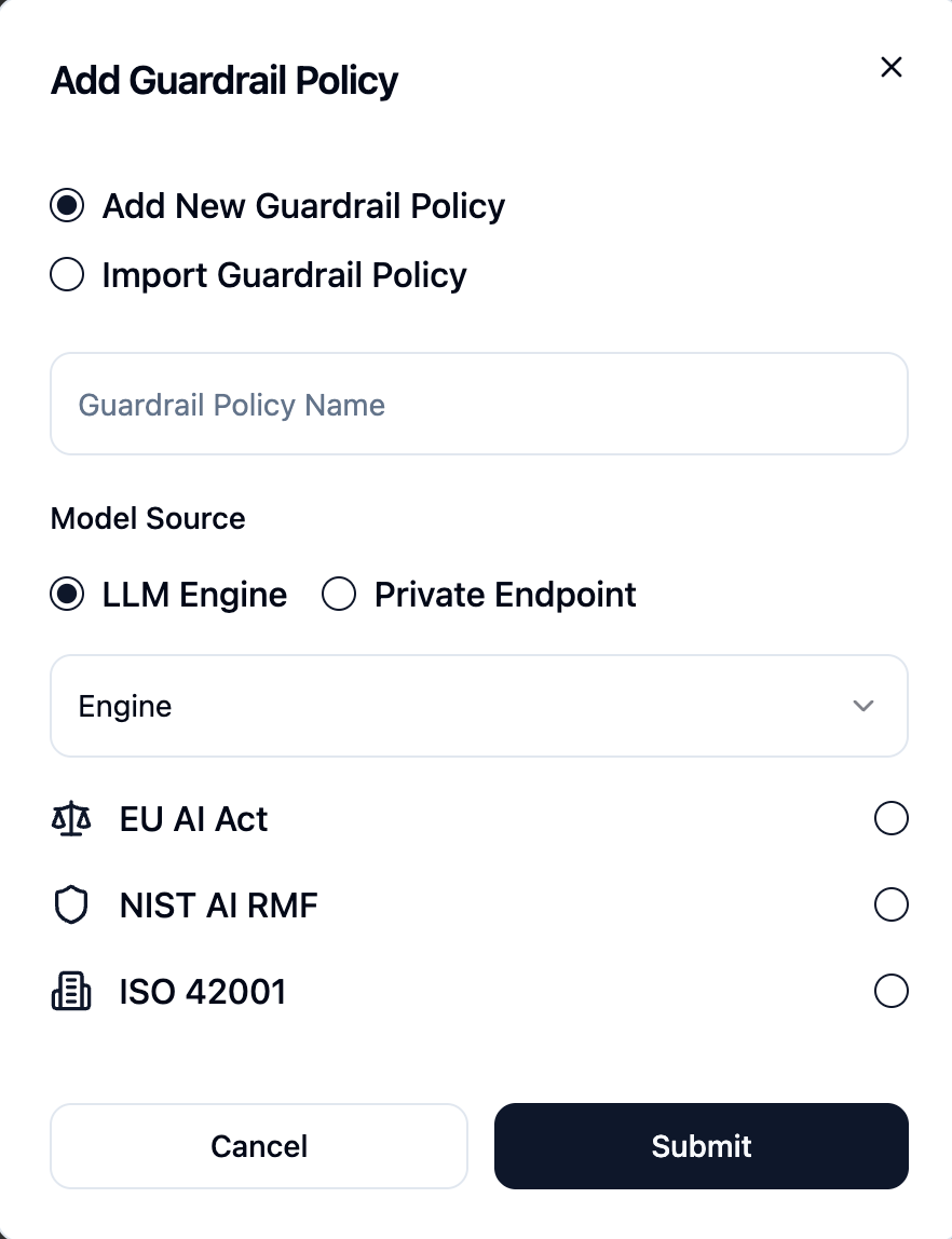 Screenshot – Create Policy